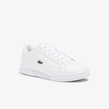 Lacoste Twin Serve Leather Cupsole Sneakers Dámské - Tenisky Bílé | CZ-R0RiSd